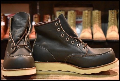 【8E DEAD 犬タグ】レッドウィング 8180 アイリッシュセッター 緑 カンガタン グリーン レースアップ 編み上げ ブーツ redwing HOPESMORE