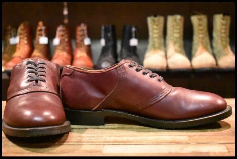 【8.5D 美品 15年】レッドウィング 9088 ミルワン サドル オックスフォード シューズ 短靴 ローカット 編み上げ ブーツ redwing HOPESMORE