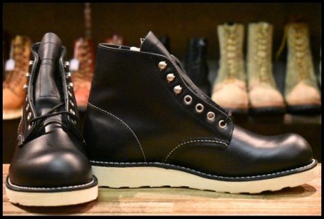 【7.5D 箱付 未使用 犬タグ復刻 19年】レッドウィング 8165 アイリッシュセッター ブラッククローム ブーツ redwing HOPESMORE