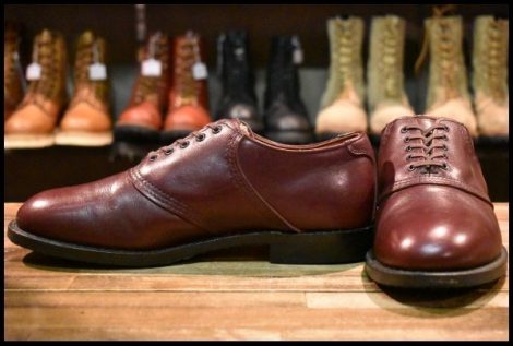 【9.5D 美品 15年】レッドウィング 9088 ミルワン サドル オックスフォード フェザーストーン シューズ ブーツ redwing HOPESMORE