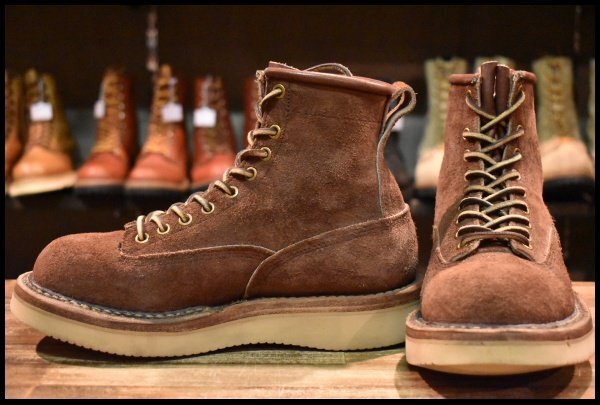 【6EE 良品】WHITE’S ホワイツ ノースウエストLTT ブラウン ラフアウト 茶 スエード ビブラム 編み上げ レースアップ ブーツ HOPESMORE