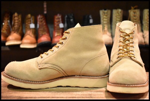 【8D 良品 08年】レッドウィング 8167 スエード アイリッシュセッター ホーソーンアビレーン プレーントゥ ブーツ redwing HOPESMORE
