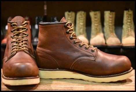 【9E 良品 クラプトンモデル 羽タグ 00年】レッドウィング 1987 アイリッシュセッター 茶 ブラウン モックトゥ ブーツ redwing HOPESMORE