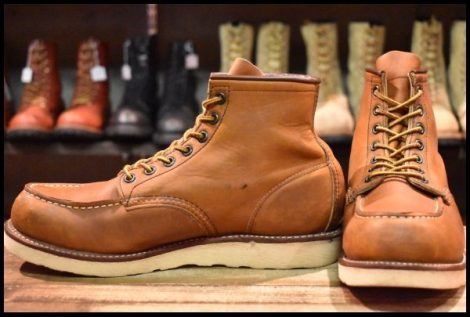 【9D 良品 04年】レッドウィング 875 アイリッシュセッター 茶 オロイジナル モックトゥ レースアップ ブーツ redwing HOPESMORE