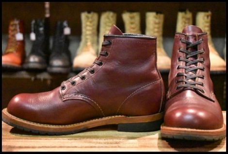 【7EE 良品 18年】レッドウィング 9411 ベックマン ブラックチェリー フェザーストーン プレーントゥ 9011 ブーツ redwing HOPESMORE