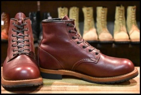 【7EE 良品 18年】レッドウィング 9411 ベックマン ブラックチェリー フェザーストーン プレーントゥ 9011 ブーツ redwing HOPESMORE