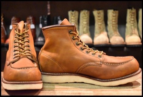 【9D 良品 04年】レッドウィング 875 アイリッシュセッター 茶 オロイジナル モックトゥ レースアップ ブーツ redwing HOPESMORE