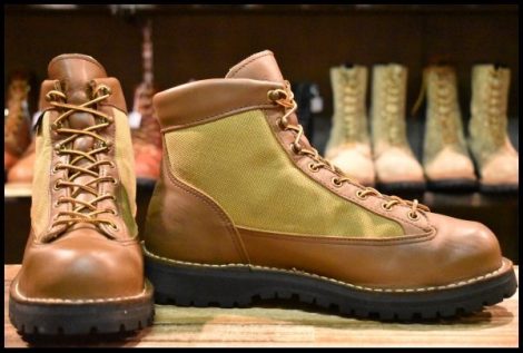 【9EE 良品 白タグ】Danner ダナーライト 30420X 茶 ブラウン カーキ ゴアテックス GORE-TEX 編み上げ ハイキング ブーツ HOPESMORE