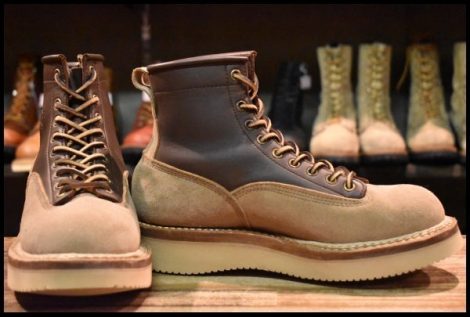 【8E? 美品】WHITE’S ホワイツ ノースウエストLTT デザートサンド×ブラウン ツートン ビブラム2021 編み上げ ブーツ HOPESMORE