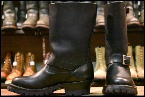 【9D 未使用】WHITE’S ホワイツ ノマド ブラック 黒 ビブラム100シングル エンジニア 12インチハイト NOMAD ブーツ HOPESMORE