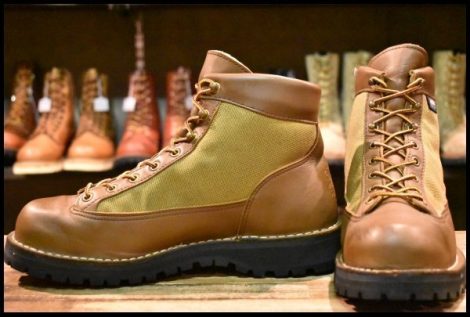 【9EE 良品 白タグ】Danner ダナーライト 30420X 茶 ブラウン カーキ ゴアテックス GORE-TEX 編み上げ ハイキング ブーツ HOPESMORE