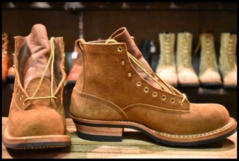 【9.5E 箱付 未使用】WHITE’S ホワイツ スモークジャンパーLTT 350BMVROLTT ディストレスド ラフアウト ビブラム430 ブーツ HOPESMORE