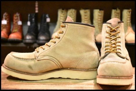【8D 良品 06年】レッドウィング 8173 スエード アイリッシュセッター ホーソーン ラフアウト モックトゥ ブーツ redwing HOPESMORE