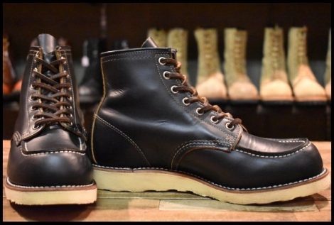 【8E 箱付 美品 12年】レッドウィング 9874 アイリッシュセッター モックトゥ ブラック クローンダイク 編み上げ ブーツ redwing HOPESMORE