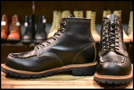 【9E 美品 19年】レッドウィング 9878 アイリッシュセッター ブラック クローンダイク モックトゥ 編み上げ ブーツ redwing HOPESMORE