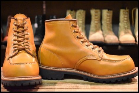 【7.5E 箱付 良品 19年】レッドウィング 9879 アイリッシュセッター ゴールドラセット ビブラムソール ブーツ redwing HOPESMORE