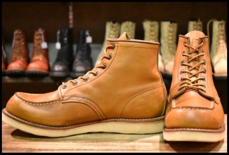 【10.5D 良品 10年】レッドウィング 875 アイリッシュセッター 茶 オロイジナル モックトゥ レースアップ ブーツ redwing HOPESMORE