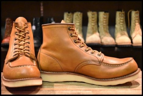 【10.5D 良品 10年】レッドウィング 875 アイリッシュセッター 茶 オロイジナル モックトゥ レースアップ ブーツ redwing HOPESMORE