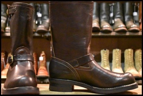 【10E 箱付 未使用 17年】WESCO ウエスコ センチュリーボス 黒 ブラック ホースハイド エンジニア ビブラム700 BOSS 限定 ブーツ HOPESMORE