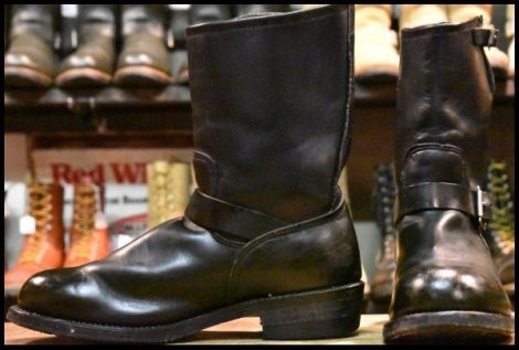 【11M 良品 PT83】NASTYFEET 500 ナイフポケット エンジニア ブラック 黒 スチールトゥ ブーツ レッドウィングOEM 8270 HOPESMORE