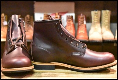 【9D 箱付 未使用 24年】レッドウィング 9419 ベックマン ブラックチェリー エクスカリバー プレーントゥ ブーツ redwing HOPESMORE