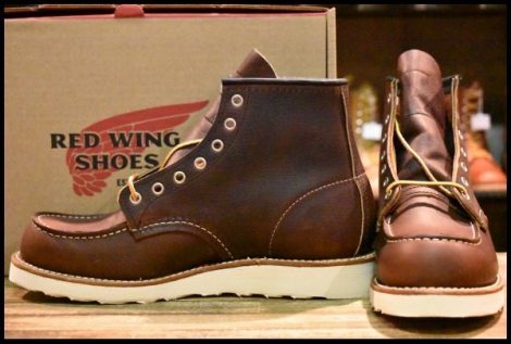 【9D 箱付 未使用 22年】レッドウィング 8138 アイリッシュセッター 茶 ブライアーオイルスリック モックトゥ ブーツ redwing HOPESMORE