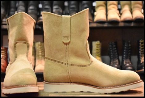 【11E 箱付 未使用 25年】レッドウィング 8168 スエード ペコス ホーソーンアビレーンラフアウト ブーツ redwing HOPESMORE