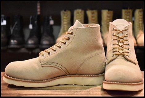【6.5E 良品 10年】レッドウィング 8167 スエード アイリッシュセッター ホーソーンアビレーンラフアウト ブーツ redwing HOPESMORE