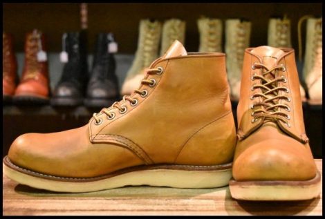 【7.5D 良品 12年】レッドウィング 9107 アイリッシュセッター ブラウン オロイジナル プレーントゥ 編み上げ ブーツ redwing HOPESMORE