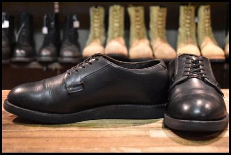 【8.5D 良品 20年】レッドウィング 9183 ゴアテックス ポストマン シューズ 黒 ブラック ユーコン 短靴 101 ブーツ redwing HOPESMORE