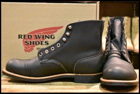【7.5D 箱付 未使用 24年】レッドウィング 8084 アイアンレンジャー ブラックハーネス 黒 キャップトゥ ブーツ redwing HOPESMORE