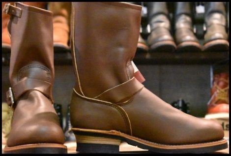 【9D 箱付 DEAD 2NDモデル PT99刺繍】レッドウィング 8272 エンジニア 茶 ベルバリタン ブラウン スチールトゥ ブーツ redwing HOPESMORE