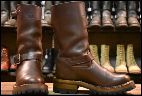 【7.5E 箱付 良品】WHITE’S ホワイツ ノマド MB9165-V ブラウン 茶 ビブラム100ダブル 11インチハイト エンジニア NOMAD ブーツ HOPESMORE