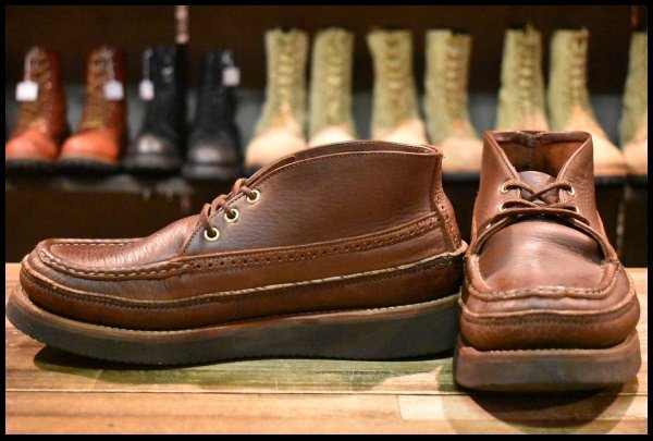 7.5E 良品】RUSSELLMOCCASIN ラッセルモカシン スポーティングクレー 7.5E 良品】RUSSELLMOCCASIN ラッセルモカシン スポーティングクレー