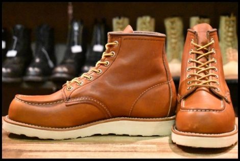【7.5D 美品 23年】レッドウィング 875 アイリッシュセッター 茶 オロレガシー モックトゥ レースアップ ブーツ redwing HOPESMORE
