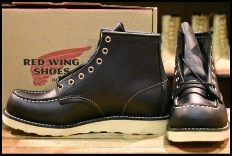 【7.5E 未使用 11年】レッドウィング 8179 アイリッシュセッター 黒 ブラッククローム モックトゥ 8130 ブーツ redwing HOPESMORE