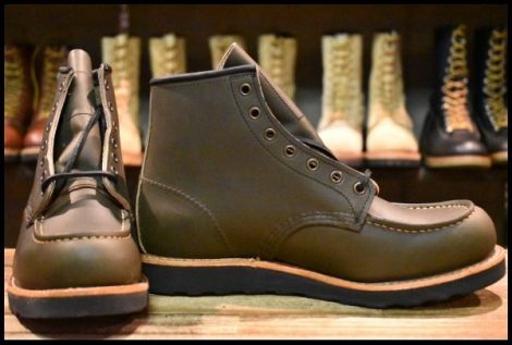 【8.5D 箱付 未使用 24年】レッドウィング 8828 アルパインポーテージ 深緑 アイリッシュセッター モックトゥ ブーツ redwing HOPESMORE