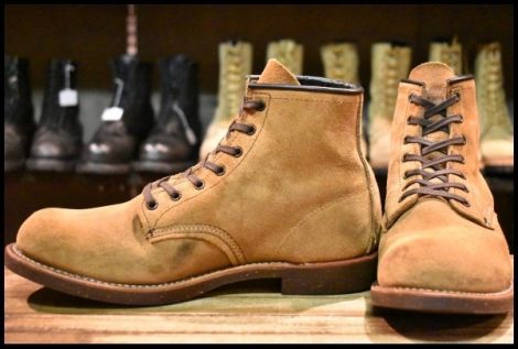 【9D 良品 13年】レッドウィング 9162 ブラックスミス スエード 茶 ブラウン 編み上げ レースアップ ブーツ redwing HOPESMORE