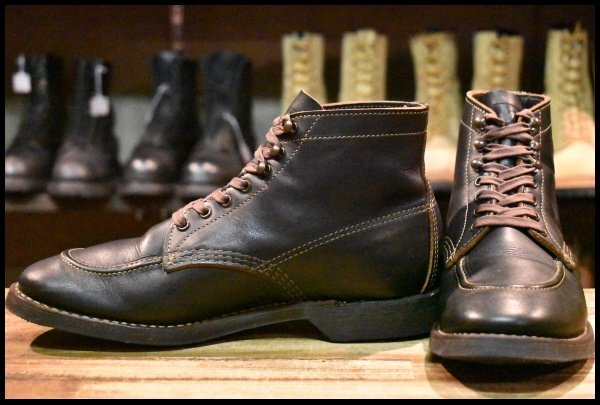 7.5D 良品 19年】レッドウィング 8075 1930s スポーツ ブラック 黒