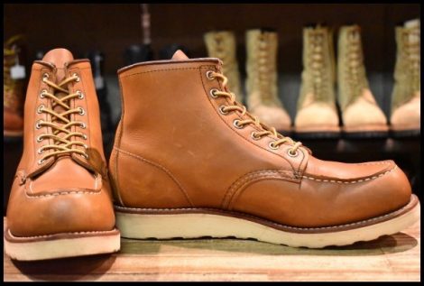 【10D 美品 15年】レッドウィング 5875 アイリッシュセッター 茶 オロイジナル モックトゥ 編み上げ 875 ブーツ redwing HOPESMORE