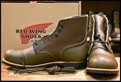 【9D 箱付 未使用 24年】レッドウィング 8078 アイアンレンジャー グリーン アルパイン ポーテージ 緑 ブーツ redwing HOPESMORE
