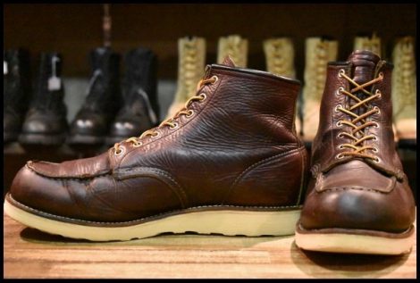 【11.5D 中古 11年】レッドウィング 8138 アイリッシュセッター 茶 ブライアーオイルスリック モックトゥ ブーツ redwing HOPESMORE