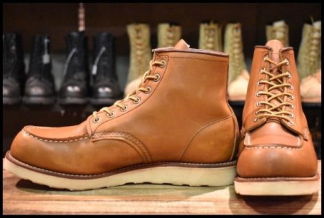 【10D 美品 15年】レッドウィング 5875 アイリッシュセッター 茶 オロイジナル モックトゥ 編み上げ 875 ブーツ redwing HOPESMORE