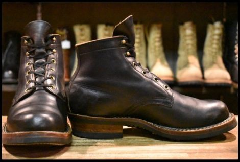 【8.5E 箱付 美品】WHITE’S ホワイツ セミドレス 2332C ブラッククロムエクセル 黒 ビブラム700シングル レースアップ ブーツ HOPESMORE