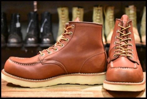 【7.5D 美品 12年】レッドウィング 9106 アイリッシュセッター 赤茶 レッド ブラウン モックトゥ 8875 ブーツ redwing HOPESMORE