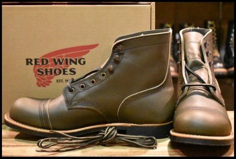 【8.5D 箱付 未使用 24年】レッドウィング 8078 アイアンレンジャー グリーン アルパイン ポーテージ 緑 ブーツ redwing HOPESMORE