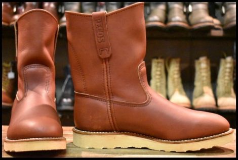 【8E 美品 06年】レッドウィング 8866 ペコス 赤茶 オロラセット プルオン クッションソール ブーツ redwing pecos HOPESMORE