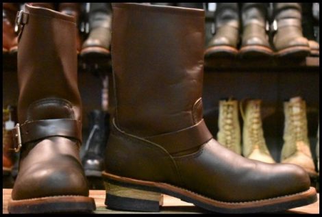 【9D 美品 09年】レッドウィング 2967 エンジニア 茶 チョコレート クローム ブラウン スチールトゥ 2269 ブーツ redwing HOPESMORE