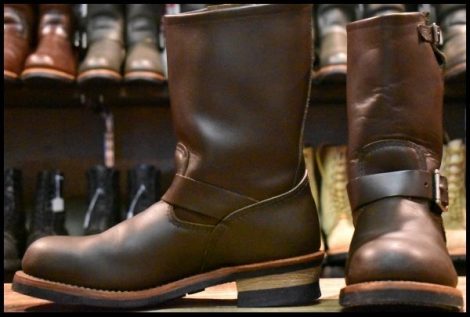 【9D 美品 09年】レッドウィング 2967 エンジニア 茶 チョコレート クローム ブラウン スチールトゥ 2269 ブーツ redwing HOPESMORE