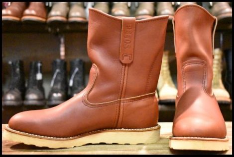 【8E 美品 06年】レッドウィング 8866 ペコス 赤茶 オロラセット プルオン クッションソール ブーツ redwing pecos HOPESMORE